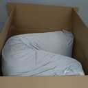 Rainmr Thick Memory Foam Body Pillow - Full Body Pillows for Side Sleeper - with Grey Cooling Pillowcase 20 x 54 inches