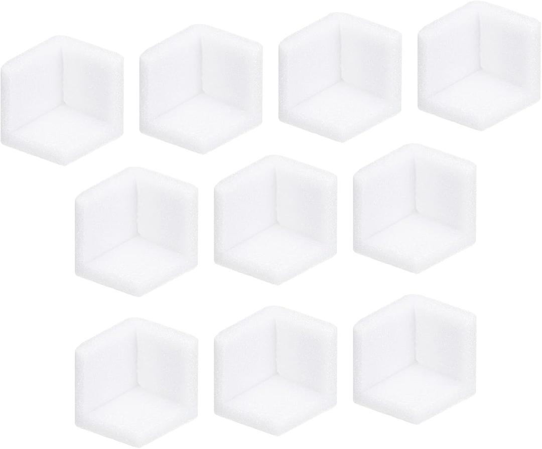 PATIKIL Foam Corner Protector 3.1x3.1x3.1 Inch Polyethylene Edges Guard for Moving Packing Pack of 20