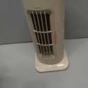 Aecooly Powerful Tower Fan for Bedroom,8000mAh Battery, 21H Max Cooling with Remote Control, 100 Speeds, 1-12H Timer, 60 Oscillation,11 Inch Portable Desk Fan for Home,Office - Beige