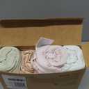 4-Pack Muslin Swaddle Blankets for Boys, Girls - Organic Baby Swaddles for Newborns, Soft & Breathable Receiving Baby Blankets for Girl, Boy, Neutral, Newborn Essentials Gift (Wild Bloom)