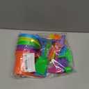 The Dreidel Company 6-Pack Mini Beach Playsets, Play Set Includes 1 Sand Bucket, 1 Shovel, 1 Rake, and 1 Scoop, Birthday Treats for Boys and Girls, Party Favors for Kids and Toddlers, 3" Inch