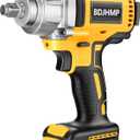 Cordless Impact Wrench 1/2 Inch, 1500 N.m/1106ft-lbs Brushless Impact Wrench Gun Compatible with Dewalt 20V Max Battery, Electric Power Impact Driver for Car Home