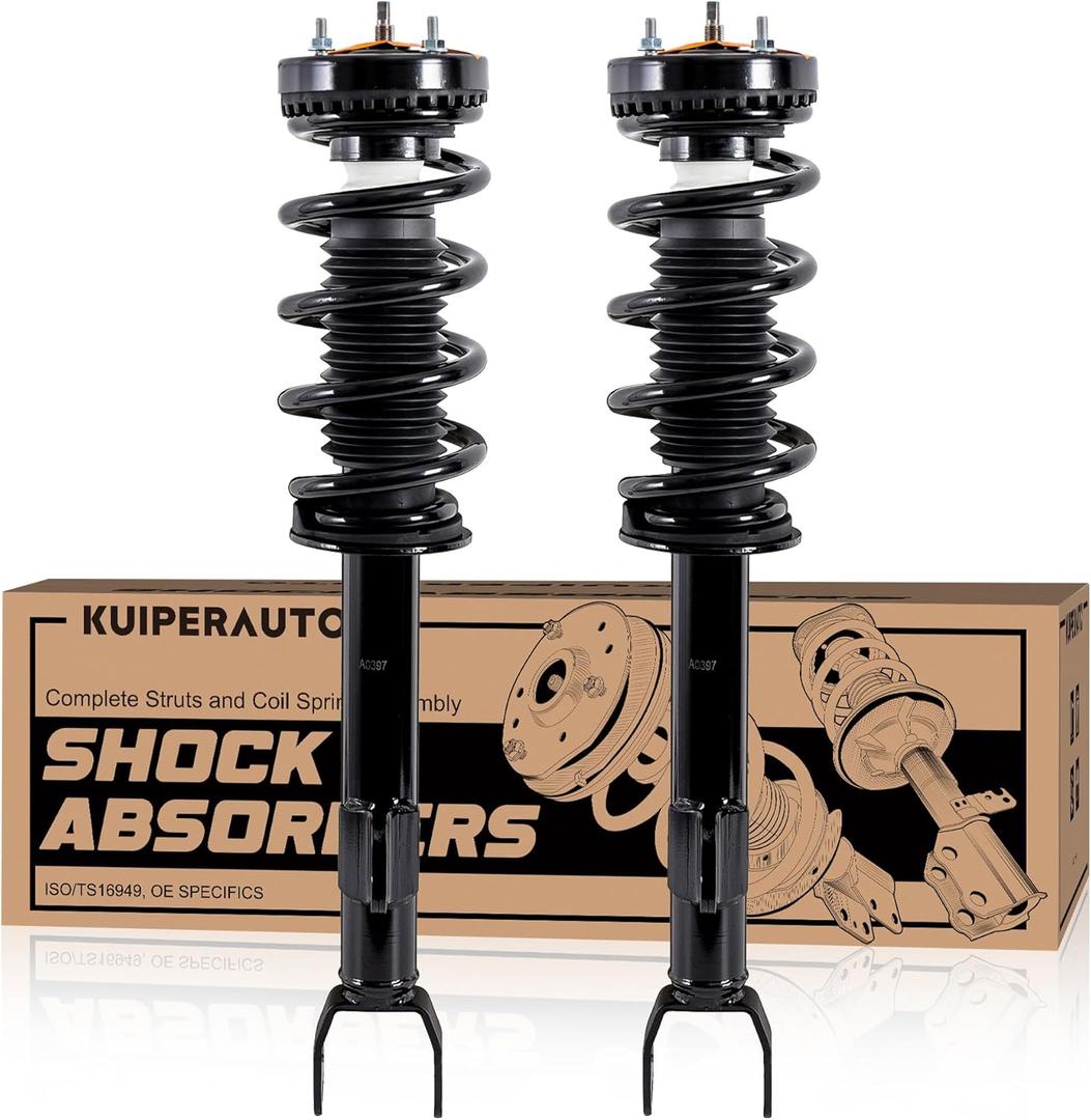Front Complete Struts Coil Spring Assembly 172665 Compatible with 2012-2022 Dodge Challenger 2012-2022 Charger Replacement Shock Absorbers (Front Struts - 2 Pcs)