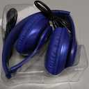 9S Wireless Over-Ear Bluetooth Headphones, 60 Hours Playtime, Hi-Fi Stereo, 6 EQ Modes, Built-in Microphone, Foldable Design, Blue (Regular)