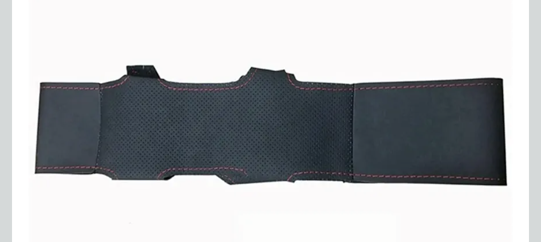 Steering Wheel Wrap  Car Steering Wheel Cover Suede Leather Auto Interior Steering Cover Wheel