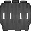 SMARTLINER Floor Mats 2nd and 3rd Row Liner Black for 2017-2021 Chrysler Pacifica 7 or 8 Passenger Model (No Hybrid or Pinnacle Models)