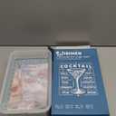 WIBIMEN Mini Ice Cube Trays, 0.55 Tiny Pebble Ice for Iced Coffee & Cocktails, Fast Chill, Easy Twist Release, Stackable with Lid & Storage Bin (4 Pack, Blue)