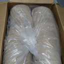 Goodluck 500 Pack Natural Brown 12 oz Compostable Sugarcane Soup Bowls