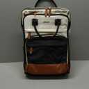 LOVEVOOK Rolling Backpack for Women, Backpack with Wheels for Travel, 17 Inch Laptop Rolling Bag, Underseat Carry On Luggage Water Resistant Roller Bookbag for Work Business College Teacher