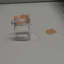 Encheng 4 oz Glass Jars With Airtight Lids And Leak Proof Rubber Gasket, Small Mason Jars With Hinged Lids For Kitchen, Mini Spice Jars With Twine And Tags Labeling, 30 Pack