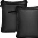 OTraki 2PCS Large Wet Bag 20x24 inch Waterproof Bag for Swimsuit Reusable Wet Dry Bag With Portable Handle Wet Clothes Storage Gym Bag for Beach Pool Drying do not exceed 176℉ Black & Grey