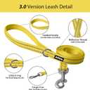 AIITLE Escape Proof Dog Harness - Step in Adjustable Dog Harness No Choke Over with Breathable Mesh and Quick-Release Buckle for All Weather- Outdoor Walking, Training for Medium Dogs Yellow XL