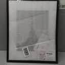 Upsimples 16x20 Picture Frame, Display Pictures 11x14 with Mat or 16 x 20 Without, Wall Hanging Poster Frame, Black, 1 Pack