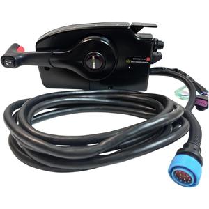 881170A13-4000 side mounted for mercury outboard engine throttle remote control box 4 stroke 14pin with 5m Harness & power trim switch