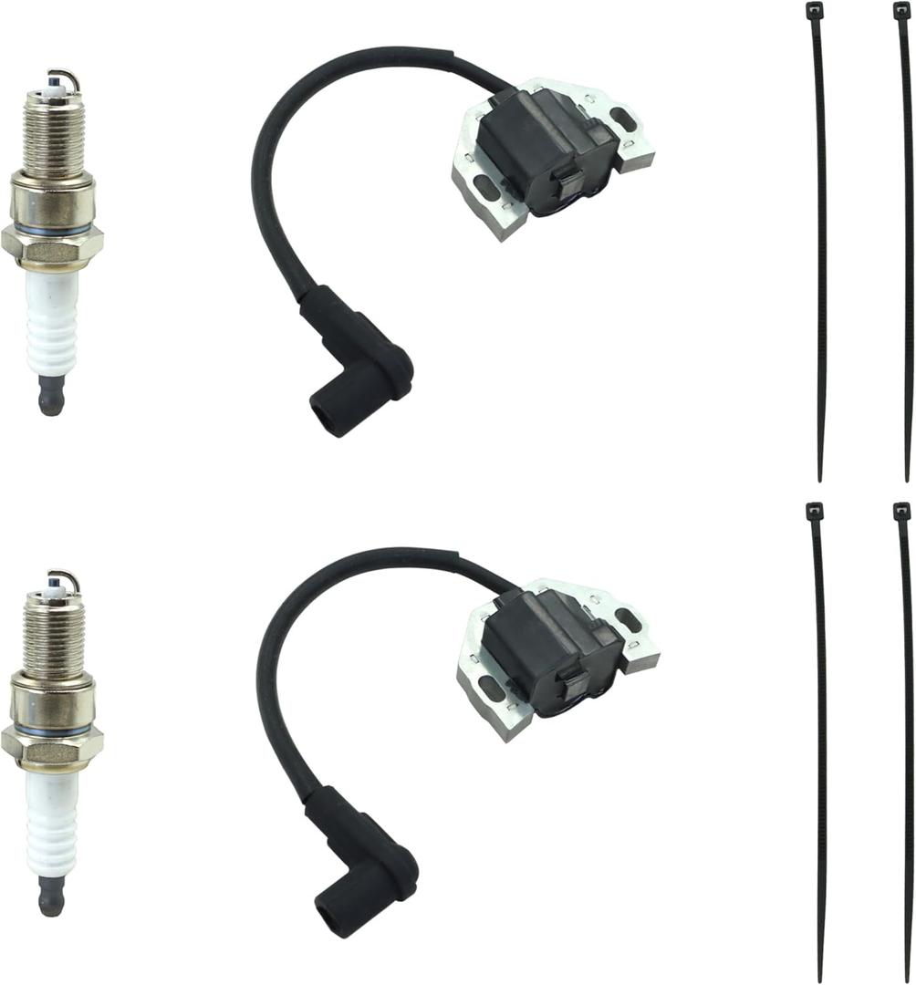 2 Sets of 21171-0743 Ignition Coil Module for Kawasaki FR691V FR730V FR541V FR651V FR600V FS FX Series Lawn Mowers Engines Replaces for KM 21171-0743 21171-0711
