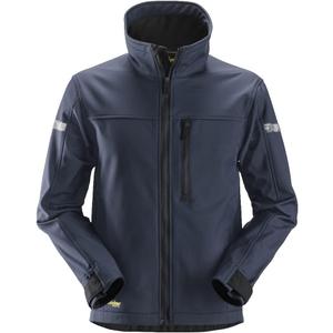 U12009504005 AllroundWork Softshell Jacket (Navy/Black) - Medium