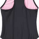 TYR Girls Durafast Lite Ella Maxfit Swimsuit (Black, XL)