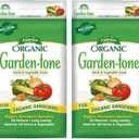 Espoma Organic Garden-Tone 3-4-4 Organic Fertilizer for Cool & Warm Season Vegetables and Herbs. Grow an Abundant Harvest of Nutritious and Flavorful Vegetables – 18 lb. Bag - 2 Pack