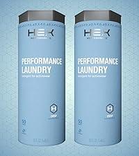 HEX Performance Laundry Detergent, Citrus, 100 Loads (Pack of 2) - Designed for Activewear, Eco-Friendly, Concentrated Formula (50 Fl Oz (Pack of 2))