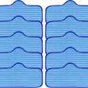 KEEPOW 10 Pack Microfiber Mop Pads Compatible with Dupray Neat Steam Cleaner McCulloch MC1275 and Steamfast SF-275/SF-370