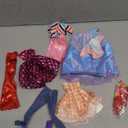 16 Pcs Doll Clothes and Accessories for 11.5 Inch Girl Dolls Outfit, Random 2 Stylish Dresses, 3 Tops, 3 Pants, 3 Evening Dresses, 1 Wedding Dress, 1 Swimsuits, 1 Bikini, 2 Stockings