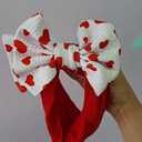 Bows Baby Girl Red 3 Pcs