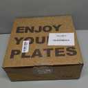 Homienly Wheat Straw Dinner Plates Set of 8-11 Inch, Alternative to Plastic, Microwave & Dishwasher Safe, Unbreakable Kids Plates with 4 Colors (Stone Grey)