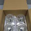 SUNNYPARK Solar Post Lights - Outdoor Post Cap Light for Fence Deck or Patio Garden Decoration Solar Powered Caps, LED Lighting, Lamp Fits 4x4 in - Warm White 4 Pack