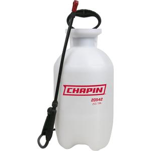 Chapin 20542 Made in USA 2 Gallon Lawn, Garden and Multi-Purpose Sprayer with Foaming and Adjustable Nozzles, Translucent White