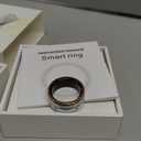 Kuinha Smart Ring for Women Men, Fitness Tracker with Health Metrics Tracking, 20 Sports Modes, IP68 Waterproof Titanium, 7-Day Battery (Gold,9#)