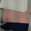 sea me at home Waffle Washcloths Set, 100% Turkish Cotton (Mixed)