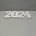 LED Light Up Number 2024 for New Year Christmas Party Decor, Marquee Graduation Party Decor, 4 Lights