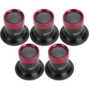 Watch Repair Loupe 5pcs Watchmaker Magnifying Glass Lens, Lightweight Solid Aluminum Alloy Eye Magnifier Loupe Repair Watch Magnifying Glass, Antiques Jewelry Watch Loop Magnifier