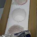 Brushed Nickel Bathroom Light Fixtures, 3-Light Modern Vanity Light Over Mirror, Wall Sconces with Milky White Frosted Glass Shades, E26 Socket (Bulbs Not Included)