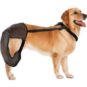 Dog Tail Guard Dogs Tail Protector Bag Dog Breathable Net Tail Protector Dog Breathable Mesh Cover Dogs Tails Heal Sleeve with Velcro for Dog Happy Tail Solution