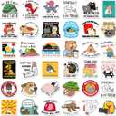 2 x 200PCS Funny Procrastination Stickers, Meme Stickers for Adults, Sarcastic Quote Vinyl Sticker Pack for Laptop Water Bottle Phone Case Journal Helmet