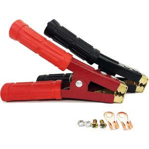 100A/800A/1500A Heavy Duty Crocodile Clamp Pure Copper Car Battery Charger Clamps Power Replacement Battery Alligator Clips Jumper Cables Clamp Welding machine clamp-M500-800A