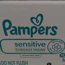 Pampers Sensitive Baby Wipes, Clinically Proven, Fragrance Free, Unscented, Water Based, Hypoallergenic, Multi-Use, Hand Wipes 1008 Wipes Total (18X Flip-Top Packs)