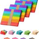 Mr. Pen- Colored Popsicle Sticks, Wooden Rainbow Colored Popsicle Sticks for Crafts, 200 Pack, 4.5 Inch