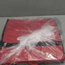 Christmas Ornament Storage Box, Stores 54-4" Large Ornaments with Individual Trays, Ornament Organizer Storage Box, Durable 600D Oxford Material, Extra Pockets, Dual Zipper - Red