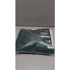 LuxClub 3 PC Sheet Bed Sheets Deep Pockets 18" Eco Friendly Wrinkle Free-Kids-Fitted Sheets Machine Washable Hotel Bedding Silky Soft - Emerald Twin XL