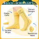 HAPPYPOP Funny Socks for Teens - Library Card Gifts for Women Men, Crazy Novelty Socks
