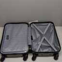 Travelers Club Richmond Spinner Luggage, Charcoal, Carry-On 22-Inch