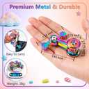 ATESSON Metal Fidget Spinner 3 Ways to Play with 2 Stainless Steel Bearing High-Speed Spinning for Stress Relief Anxiety ADHD Boredom Fidget Spinners Toy for Adults Kids