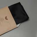 Bedsure Satin Pillowcase 2 Pack Similar to Silk Pillow Cases Standard Size, Pillow Case for Sleeping Women with Envelope Closure, Gifts for Women Men, Black, 20x26 Inches, 2pcs