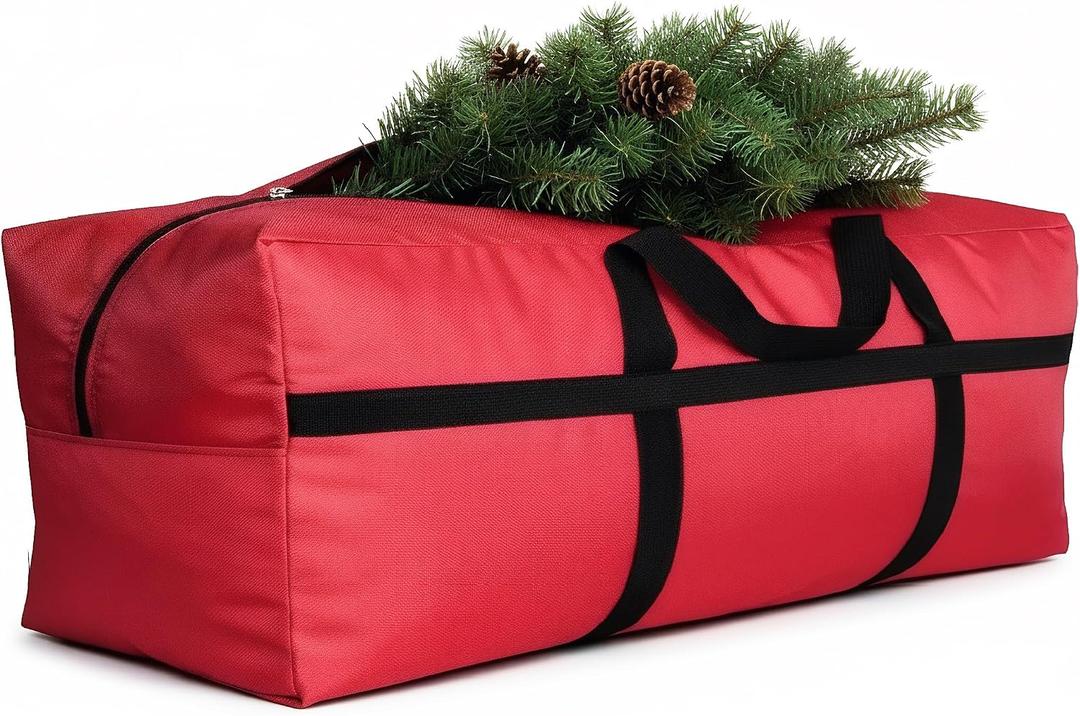 DoYiKe Extra Large Storage Duffle Bag with Zippers and Handles, Big Foldable Duffle Bag for Travel, 280L - 50"l x 15"w x 23"h