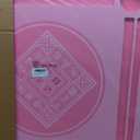 Thenshop Floating Mahjong Table for Pool Floating Game Table for Poker Cards Dominoes Summer Water Game Tray for Hot Tub Lake Beach Party 30 x 30 Inch(Pink Cookie Shape), 75 x 75 cm