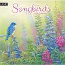 Lang Songbirds 2026 Wall Calendar – 13.4" × 12", 12-Month Calendar with Stapled Binding, Linen-Embossed Art by Susan Bourdet, Colorful Bird Illustrations