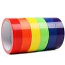 Colored Duct Tape 6 Rolls, 1 Inch x 30 Yards Each - Vibrant Color Variety Pack for Crafts, Repair, Organizing & Decor - Strong Multi-Purpose Adhesive Tape for Home, School, Office