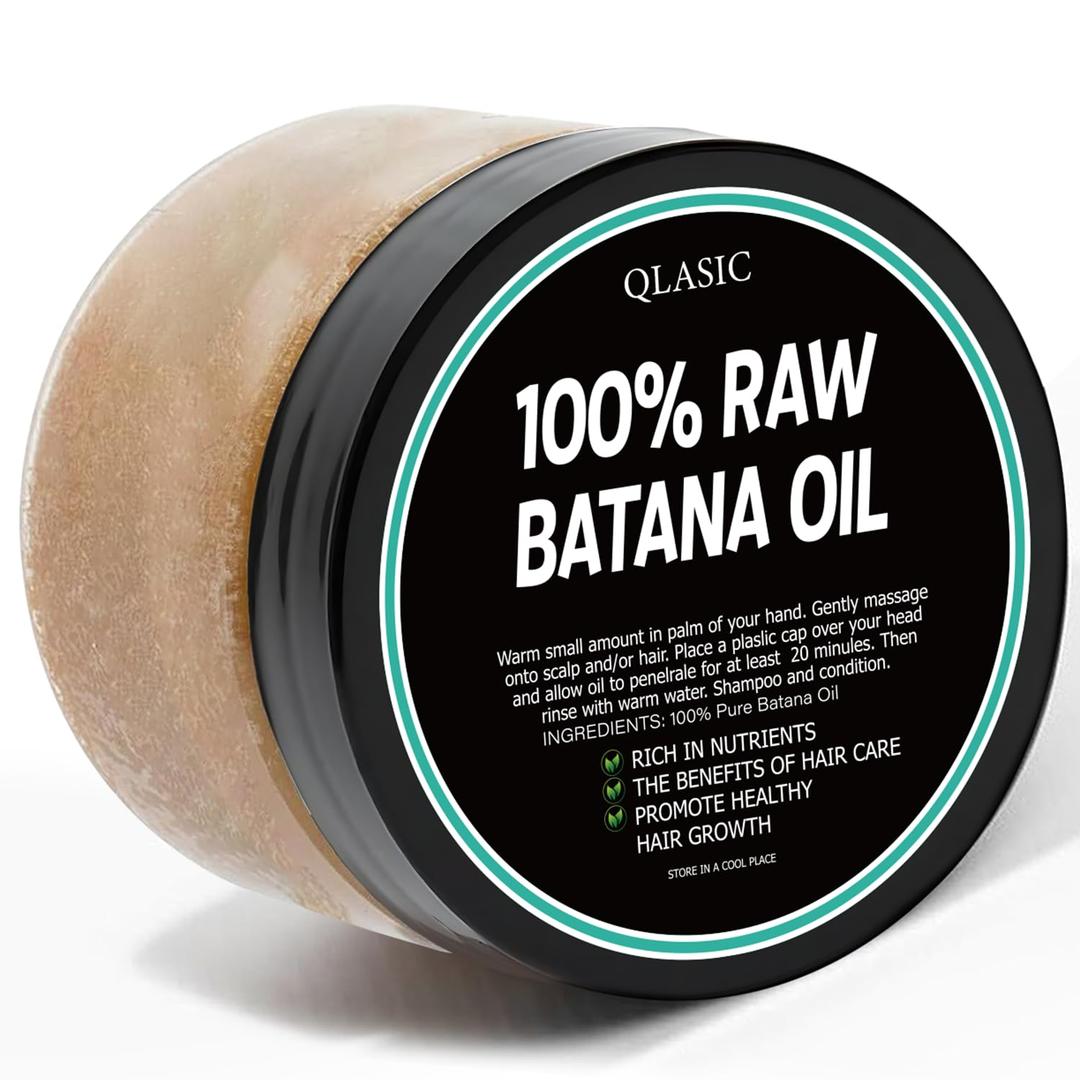 2 x 100% Raw Batana Oil for Hair GrowthRaw Batana Oil for Hair Growth and Repair -100% Pure, Unrefined from Honduran Rainforests Prevent Hair Loss and Enhances Hair Thickness in Men & Women